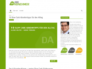 Screenshot des Blogs derAbnehmer