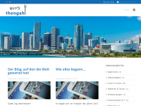 Screenshot des Blogs thengah! Shopping-News