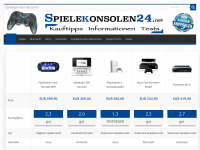 Screenshot des Blogs Spielekonsolen