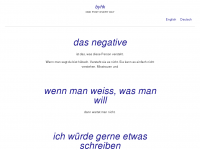 Screenshot des Blogs Dont Eat Shit