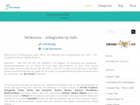 Screenshot des Blogs Reflections