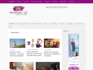 Screenshot des Blogs Abnehmen 3.0