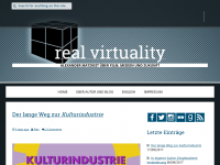 Screenshot des Blogs Real Virtuality
