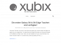 Screenshot des Blogs xubix Blog