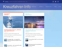 Screenshot des Blogs Kreuzfahrer-Info
