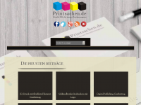 Screenshot des Blogs Printsachen.de – Schnelle Hilfe für bessere Druckerzeugnisse