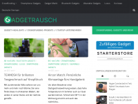 Screenshot des Blogs Gadget-Rausch.de