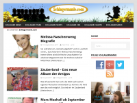 Screenshot des Blogs Schlagermanie – Verrückt nach Schlager!