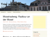Screenshot des Blogs Trier an der Mosel