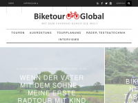 Screenshot des Blogs BiketourGlobal