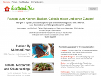 Screenshot des Blogs Rezepte Blog – Hüttenhilfe