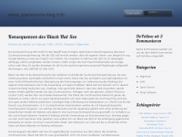 Screenshot des Blogs opensource-blog.info