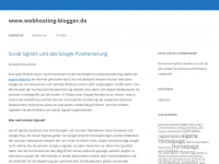 Screenshot des Blogs webhosting-blogger.de