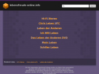 Screenshot des Blogs Lebensfreude-Online