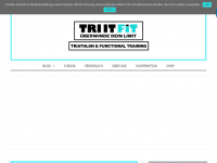 Screenshot des Blogs Tri it Fit