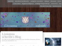 Screenshot des Blogs Lissianna schreibt