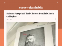 Screenshot des Blogs ournewcleanhabits