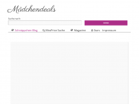 Screenshot des Blogs Mädchendeals