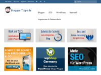 Screenshot des Blogs Blogger-Tipps.de