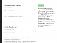 Screenshot des Blogs denkfabriq – online magazine