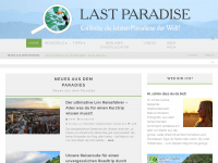 Screenshot des Blogs Last Paradise
