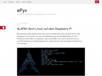 Screenshot des Blogs ePyx-online.de Just a moment ;-)