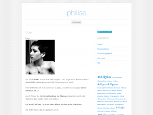 Screenshot des Blogs Philise
