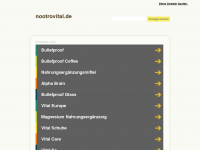 Screenshot des Blogs Nootrovitals Blog