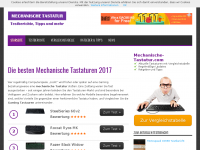 Screenshot des Blogs Mechanische Tastatur