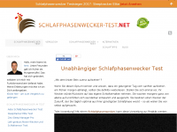 Screenshot des Blogs Schlafphasenwecker Test