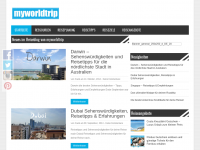 Screenshot des Blogs Reiseblog myworldtrip
