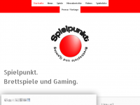 Screenshot des Blogs Spielpunkt – Brettspiele und Gaming