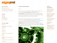Screenshot des Blogs einzelpfad – wundersamer Singletrail