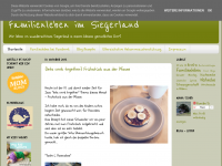 Screenshot des Blogs Familienleben im Siegerland