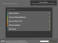 Screenshot des Blogs Wie Sie erfolgreich Stress abbauen