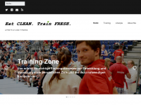 Screenshot des Blogs Eat CLEAN. Train FRESH.