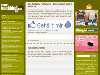 Screenshot des Blogs Der Kackblog