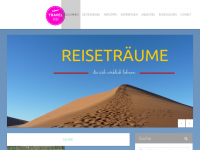 Screenshot des Blogs Travel Sisi
