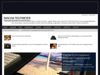 Screenshot des Blogs Sascha Tegtmeyer – Freier Journalist