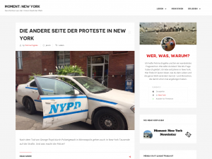 Screenshot des Blogs Moment: New York