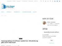 Screenshot des Blogs Online Blogger der Technik Blog