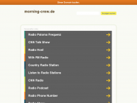Screenshot des Blogs Morning Crew