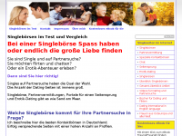 Screenshot des Blogs Singles auf Partnersuche