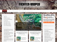 Screenshot des Blogs fichtenmoped