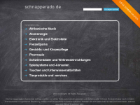 Screenshot des Blogs Schnapperado.de