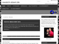 Screenshot des Blogs Swatch The Watch