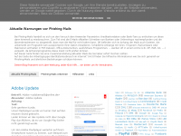 Screenshot des Blogs Phishing Mails