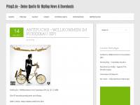 Screenshot des Blogs Pimp3.de