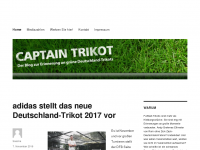 Screenshot des Blogs Captain Trikot
