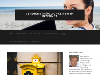 Screenshot des Blogs Verdienstmoeglichkeiten im Internet
